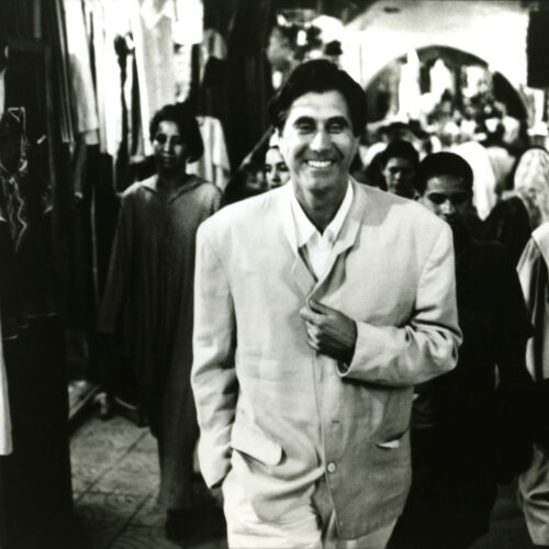 BF in souk; Gavin Evans, 1994; portrait